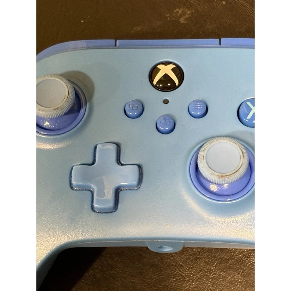 XBOX Wired Blue Controller NO CABLE Working But A Button Sticks